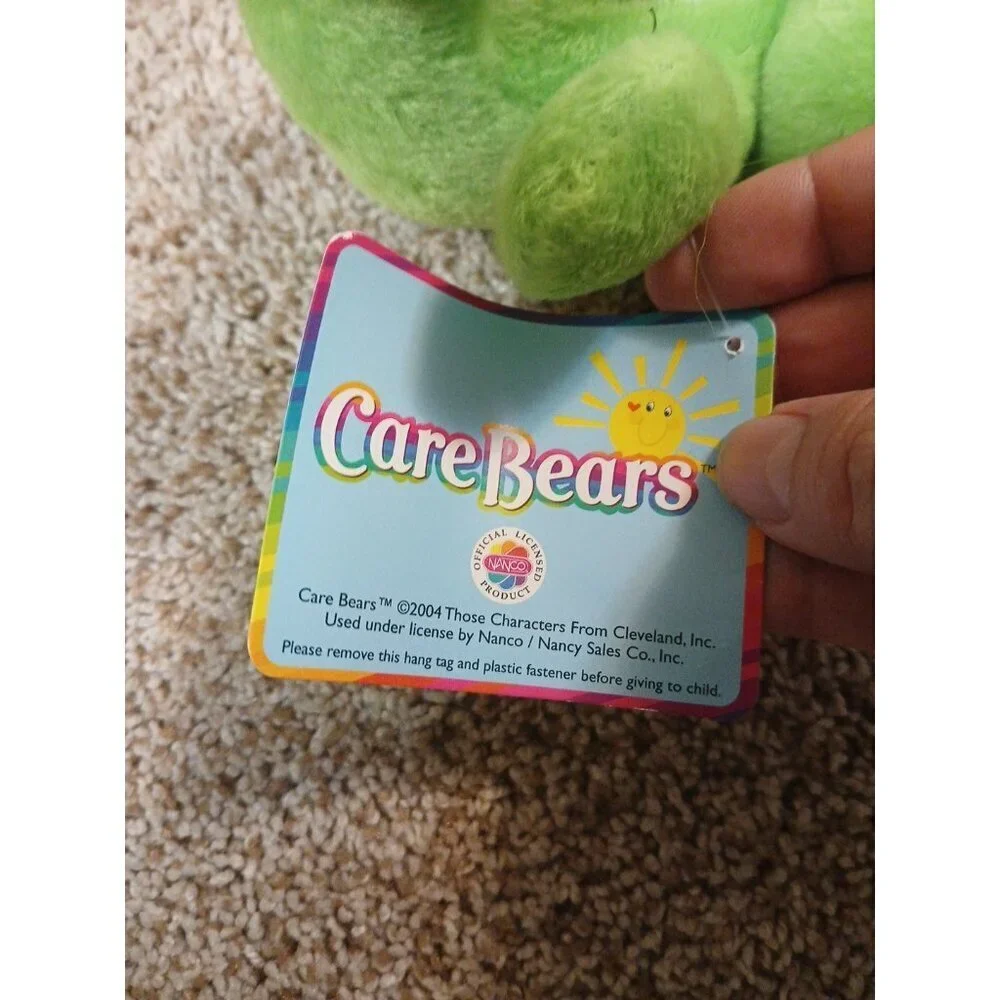 Vintage 2004 Care Bears Good Luck Bear Shamrock 13